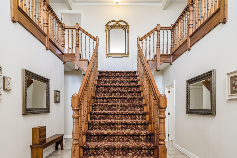 custom wood stairs